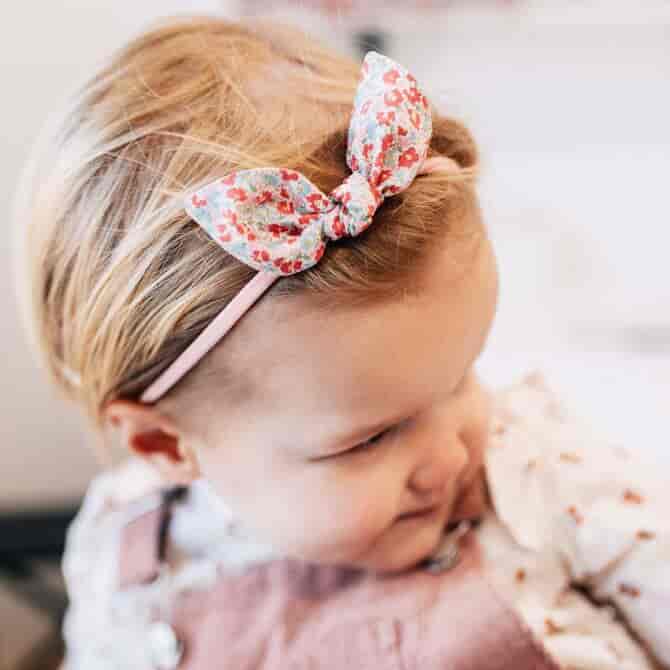 bandeau pour bébé fille en liberty - Accessoire cheveux - Ul & Ka