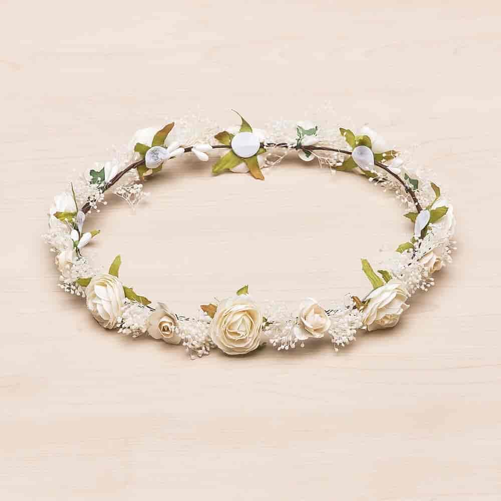 Couronne de fleurs - 14 minis Roses