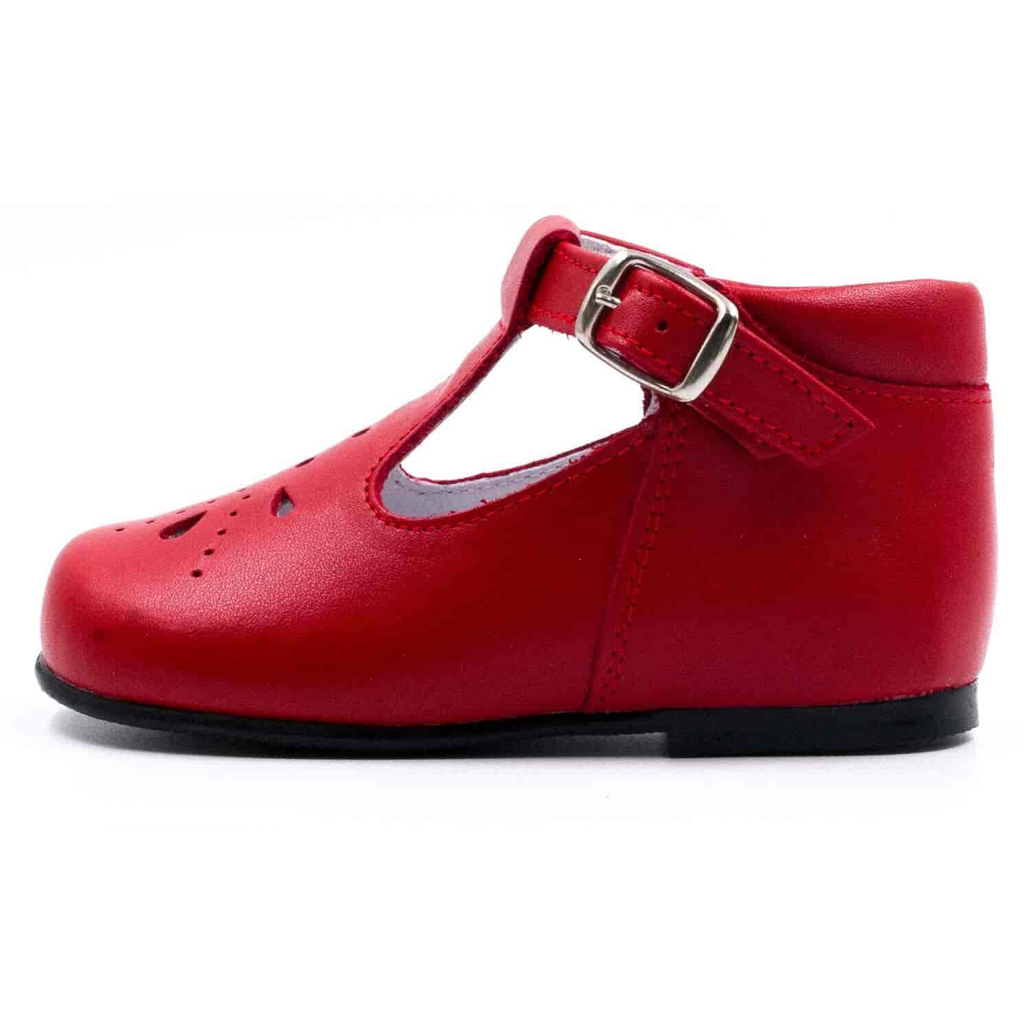 Boni Carol - Leather Buckle First Walking Shoes