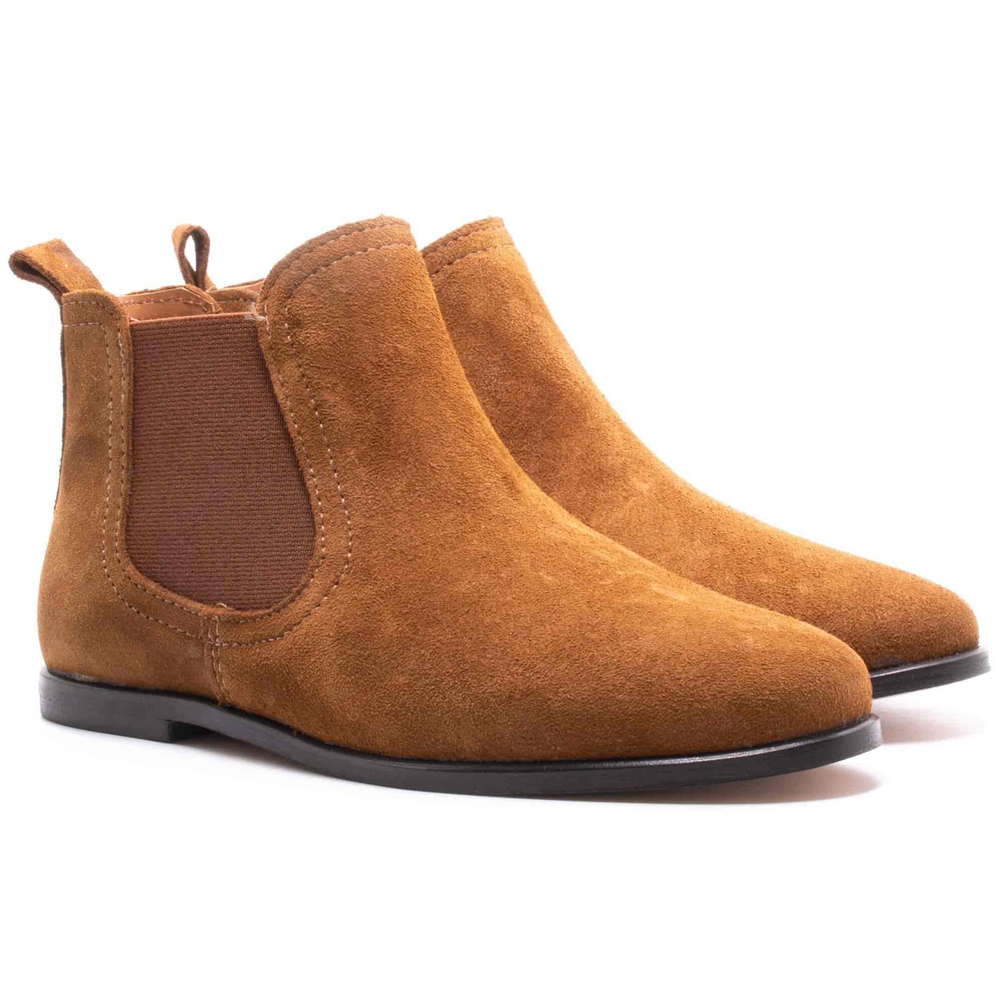 Boni Gildas - bottines en daim - Boots fille & bottines fille - Boni & Sidonie