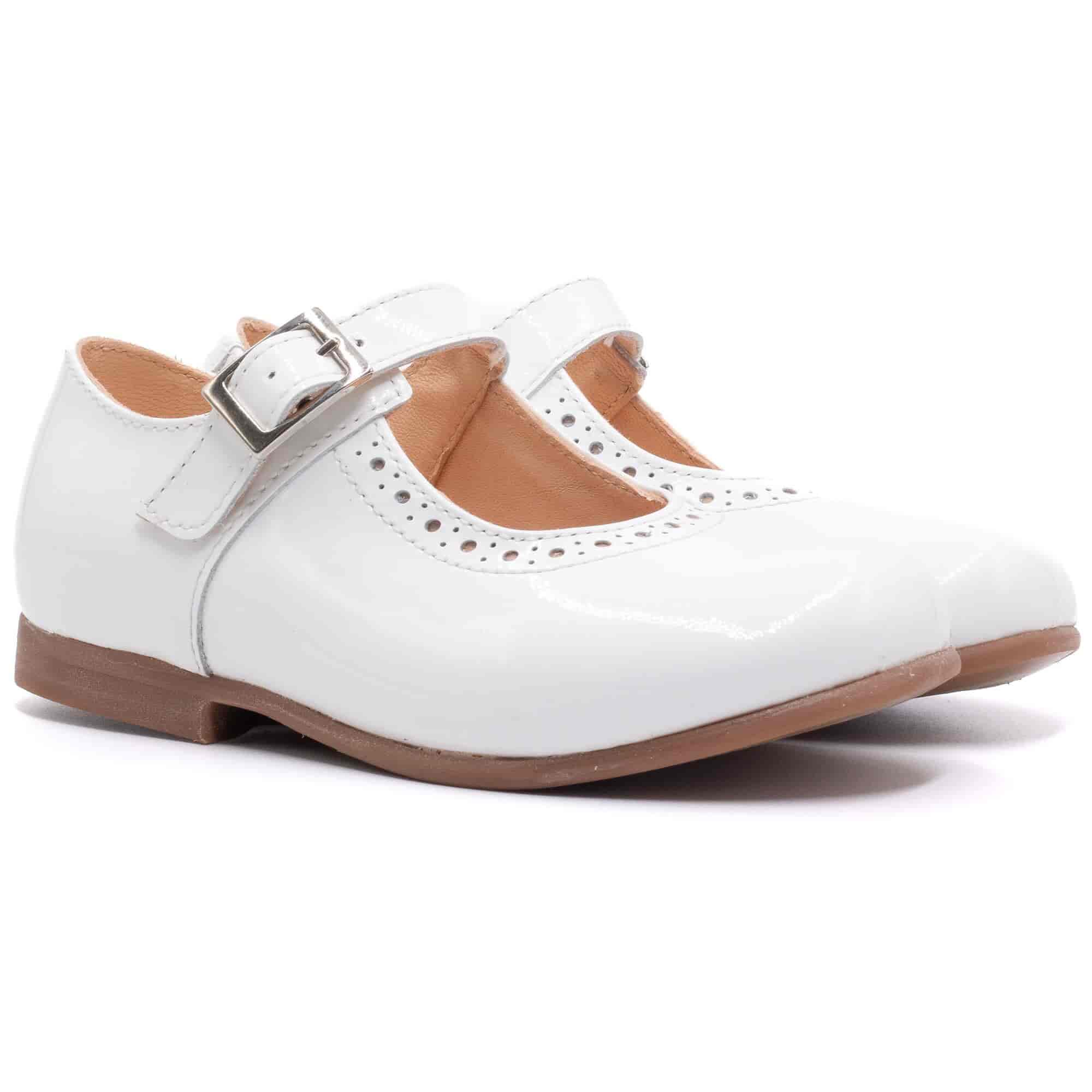 Boni mini Anaïs – Weiße Ballerinas für baby