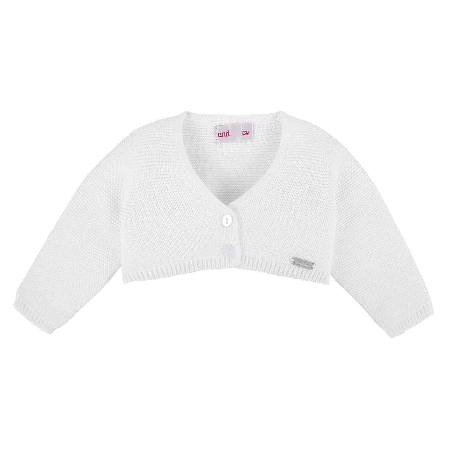 CONDOR - Bolero-Strickjacke mit Strumpfbandstich